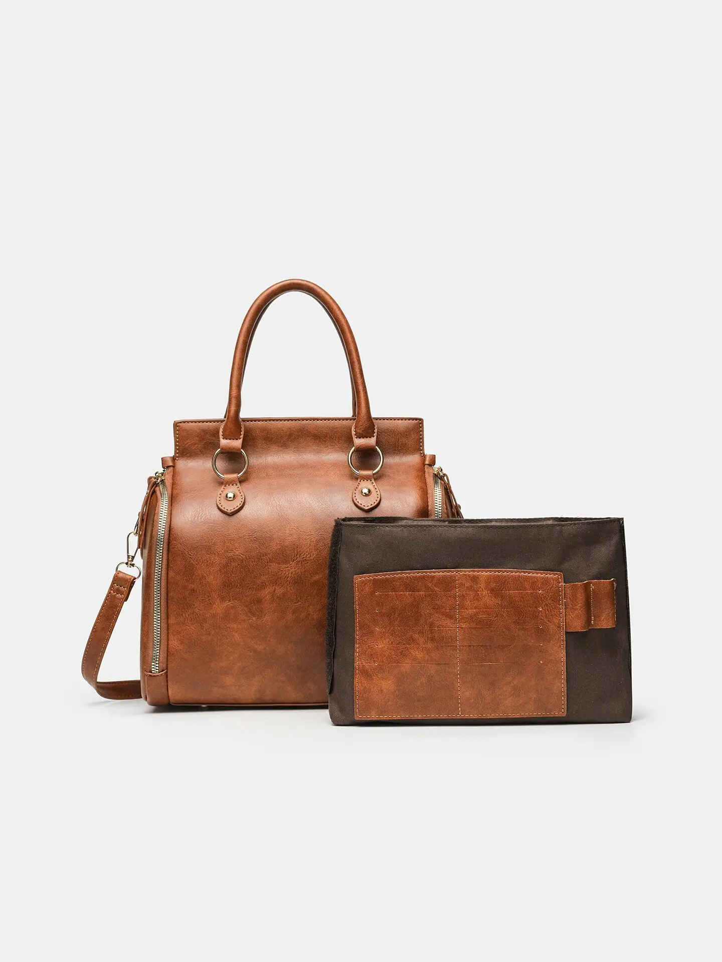 2026 New Elegant Retro Women's Crossbody Bag, Detachable Small Shoulder Bag, Large Capacity Tote, Versatile Handbag, Casual Trendy Handbag