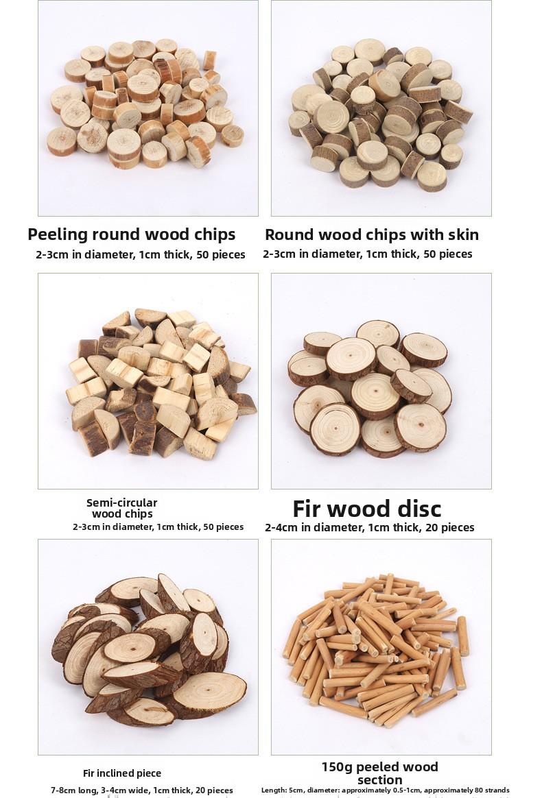 20Pcs Natural Wood Slices, Unfinished Round Wooden Circles for DIY Crafts, Painting, Rustic Home Decor