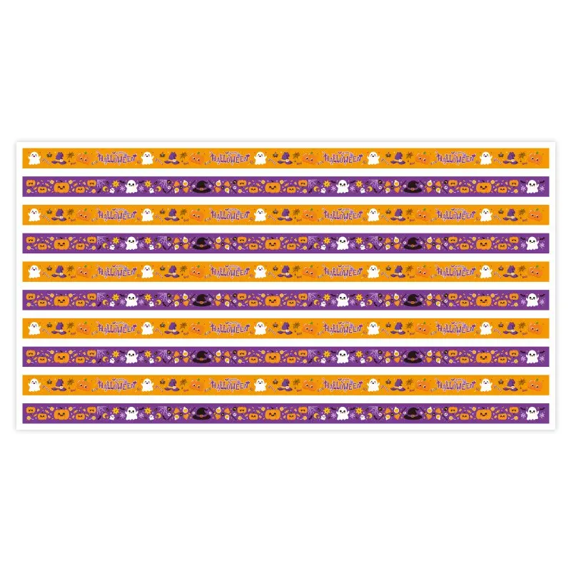 Halloween Dessert Stickers, 100 Sheets Per Pack, Cartoon Pumpkin Ghost Seals, Cake Packaging Decorations, Halloween Baking Labels