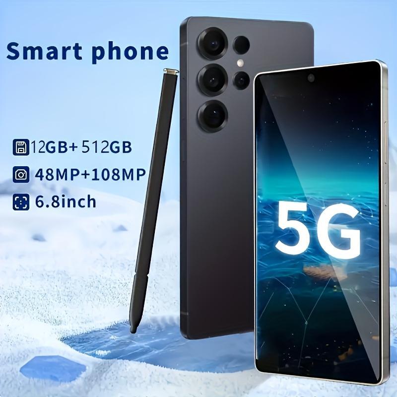 S25 Ultra Unlocked 5G Android 14 Smartphone.12GB+512GB,6.99" HD Display,68MP+108MPCam,7800mAh, Dual Card, Built-in Pen, FaceUnlock, , Case & Protector