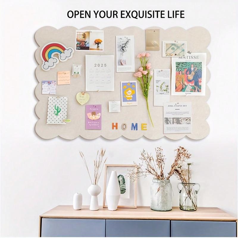 31.5 X 15.8-Inch Foldable Cork Billboard, Decorative Wall Replacement With  Removable Adhesive Sheet, Perfect For Displaying Artworks, Photos And Documents, Visual Board Display corner