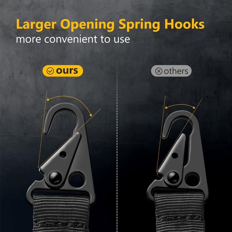 Tactical Gun Sling, 1 Set Adjustable Length Elastic Buffer Gun Sling with 360° Rotation Hook, Universal Adaptation, Outdoor Activities, Sports