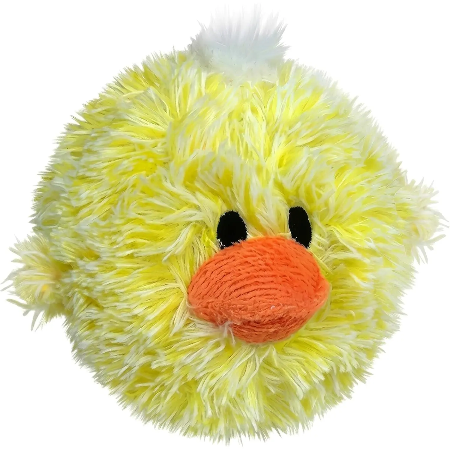 D.O.G'Z 4-inch EZ Squeaky Chick  Plush ,Durable Squeaks Bouncy Ball