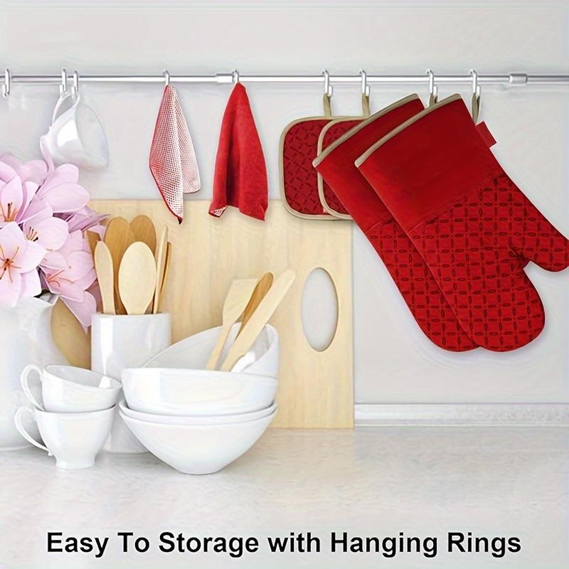 For Baking, BBQ & Daily Cooking, Kitchen Anti-scald Protection Solution, 6 Pcs Oven Mitt Set, Mitts, Pot Holders & Non-slip Towels, Effortlessly Protect Kitchen from Scald, Kitchen Protection Supplies For Baking, BBQ & Daily Cooking, Kitchen Anti-scald Protection Solution, 6 Pcs Oven Mitt Set, Mitts, Pot Holders & Non-slip Towels, Effortlessly Protect Kitchen from Scald, Kitchen Protection Supplies