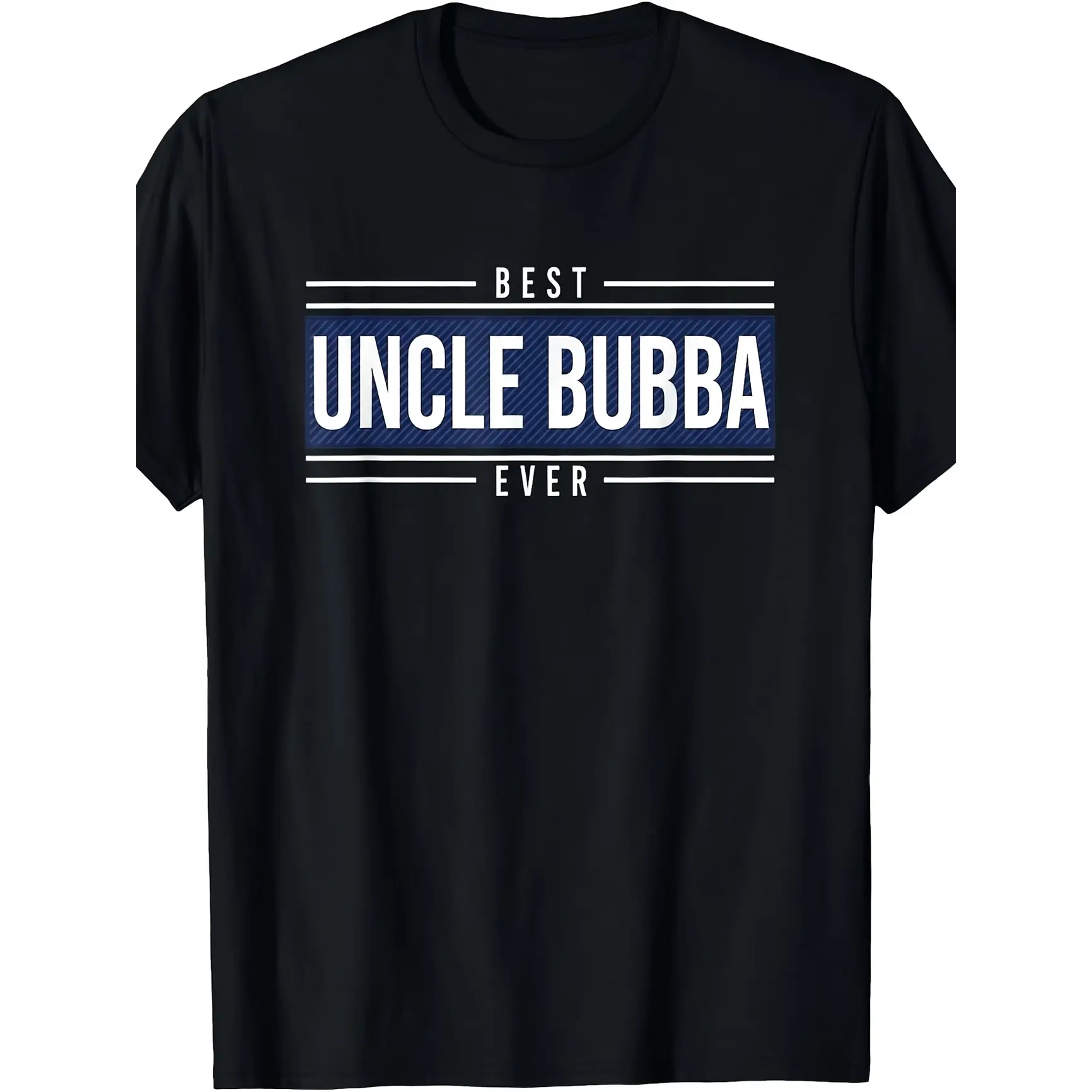 Menswear Funny Uncle Bubba Graphic Round Neck Shortsleeve Activewear T-Shirt, Casual Comfort Top, Cute Him Outfit, Perfect Valentine's Day Gift, Birthday Present, Streetwear, Tshirt