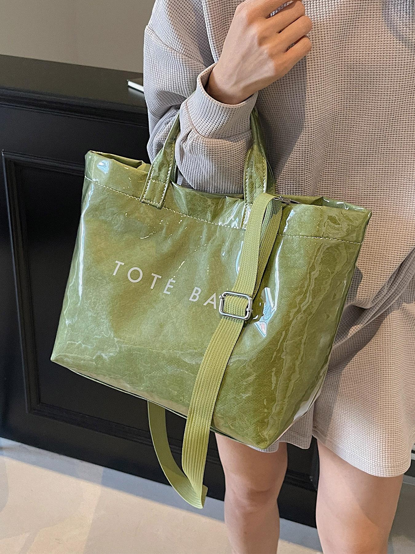 Fashion  Tote Bag, Large Capacity Shoulder Bag for Women, Casual Trendy Versatile High-quality Daily Commuting Bag, Girl Fashionable Shopping Bag, Commuter Tote Bag