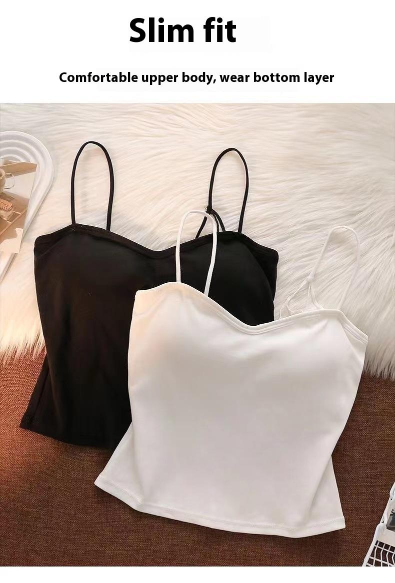 White Camisole Vest for Women Summer Inner Wear with Chest Pad Spider Web Beautiful Back Bra Integrated Sweet Spicy Girl TubeWomenswear Tops Workout Tops Spaghetti Strap Basic Workout Sets Women Sports Bra Casual Minimalist Short Sleeveless White Camisole Vest for Women Summer Inner Wear with Chest Pad Spider Web Beautiful Back Bra Integrated Sweet Spicy Girl TubeWomenswear Tops Workout Tops Spaghetti Strap Basic Workout Sets Women Sports Bra Casual Minimalist Short Sleeveless