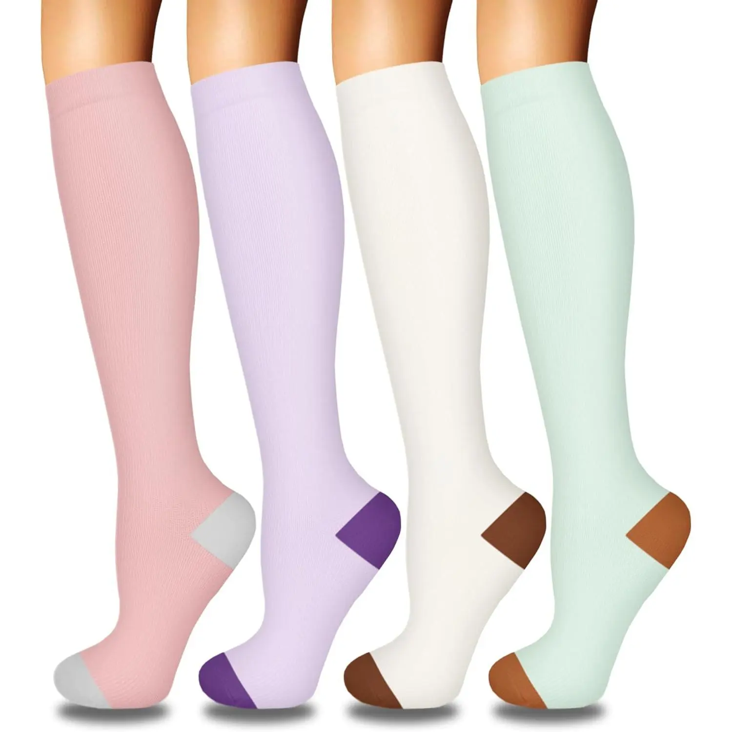 04-1-mint Green/Cream White/Purple/Pink