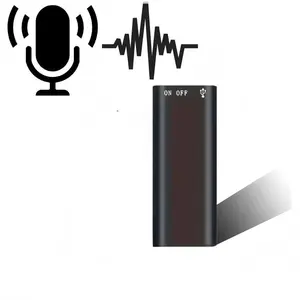 Professional Voice-Activated Digital Recorder, 8GB HD Noise-Canceling Mp3 Player, Ultra-Thin Portable Recording Pen for Business Meetings