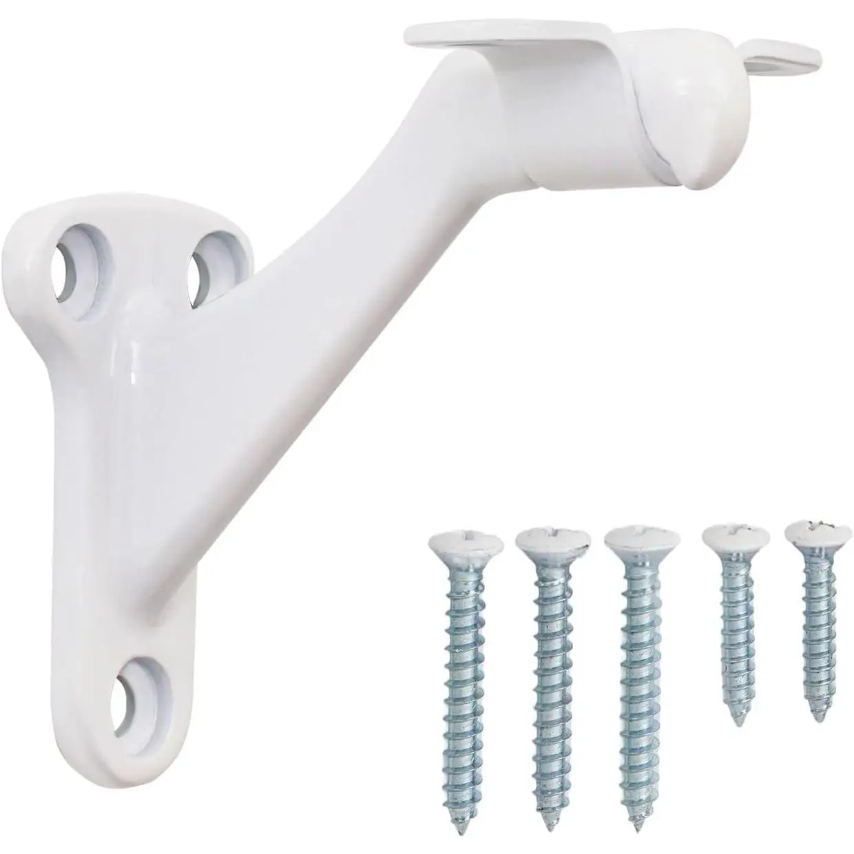 Hardware,3 Pack,3" Heavy Duty Handrail Bracket Polished Chrome,Stair Railing Bracket