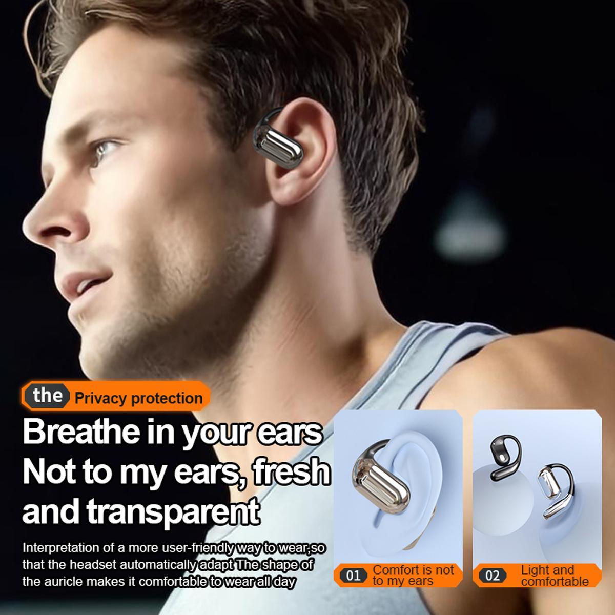 Wireless Earbuds 75hrs Bluetooth 5.4 Headphone Sport,2025 Bluetooth Earbuds Stereo Deep Bass Over Ear Bud with Earhooks,Bulit-in Noise Cancelling Microphone,IPX7 Waterproof Earphone for Workout/Running