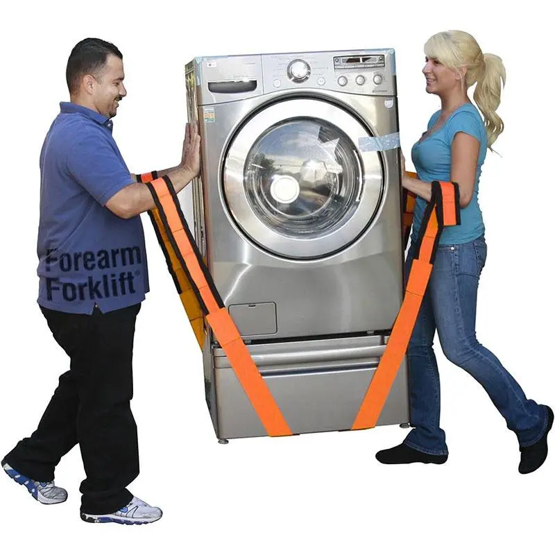 Forklift 2-Person Lifting and Moving Heavy Duty Straps, Durable and Sturdy, 4 Counts/set, Ideal for Furniture, Appliances, Mattresses