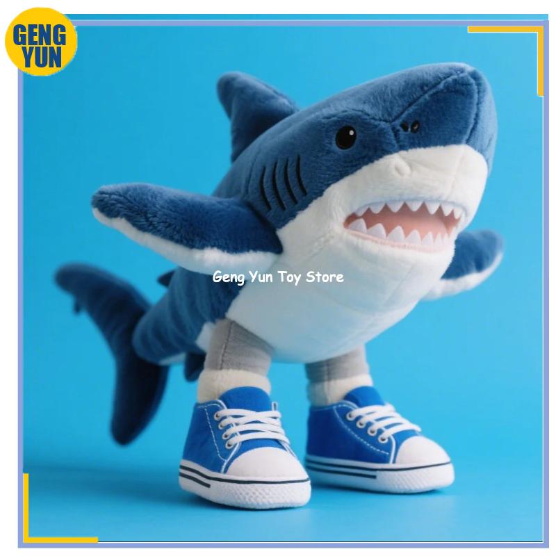New Italian Brain Rot Animals Telalaero Telala SHARK Anime Plush  Plushie Peluches Stuffed Doll Deoration Figure Toy Gift Custom