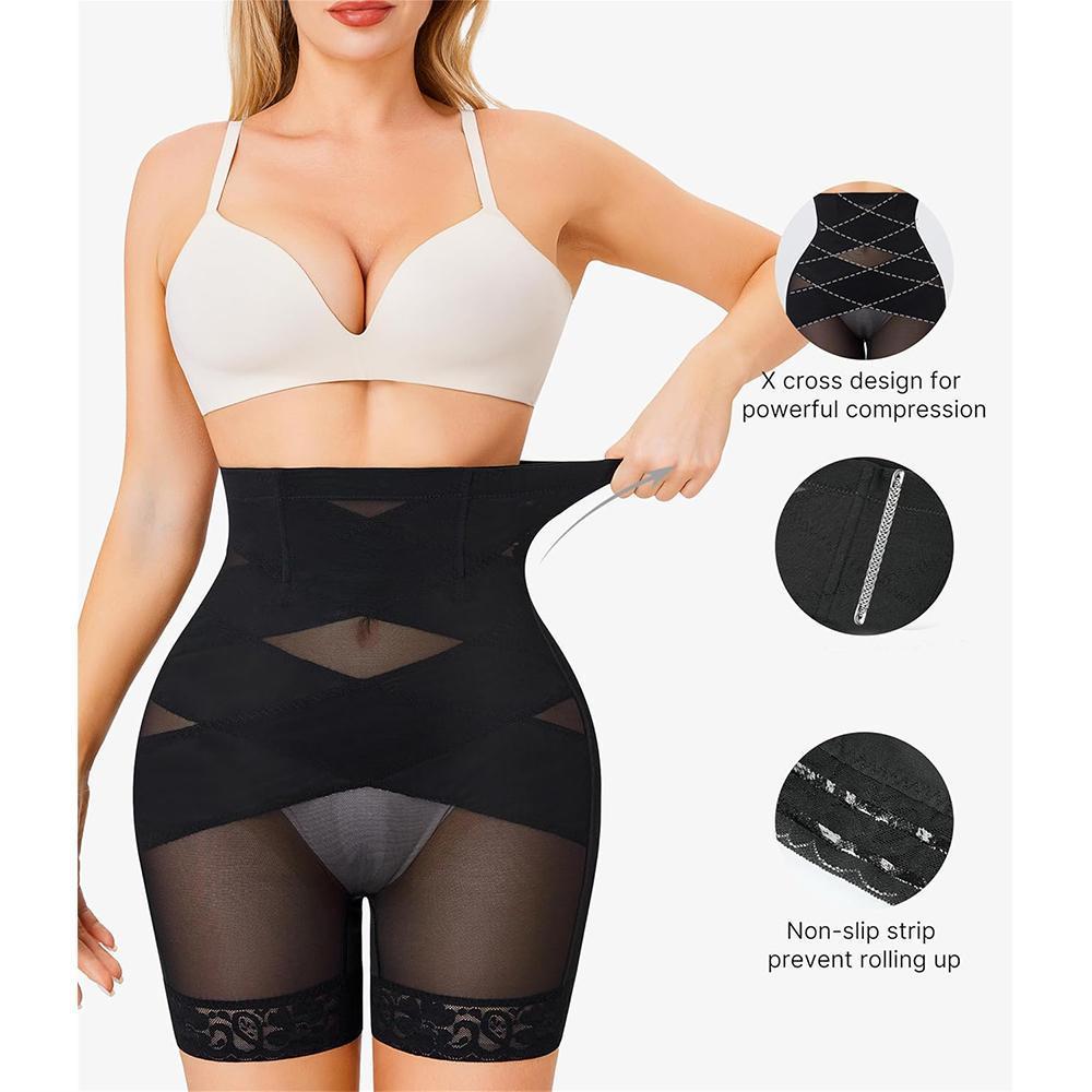Women Shapewear Tummy Control Body Shaper High Waisted Butt Lifting Panties Shapewear Shorts Thigh Slimmer Panties