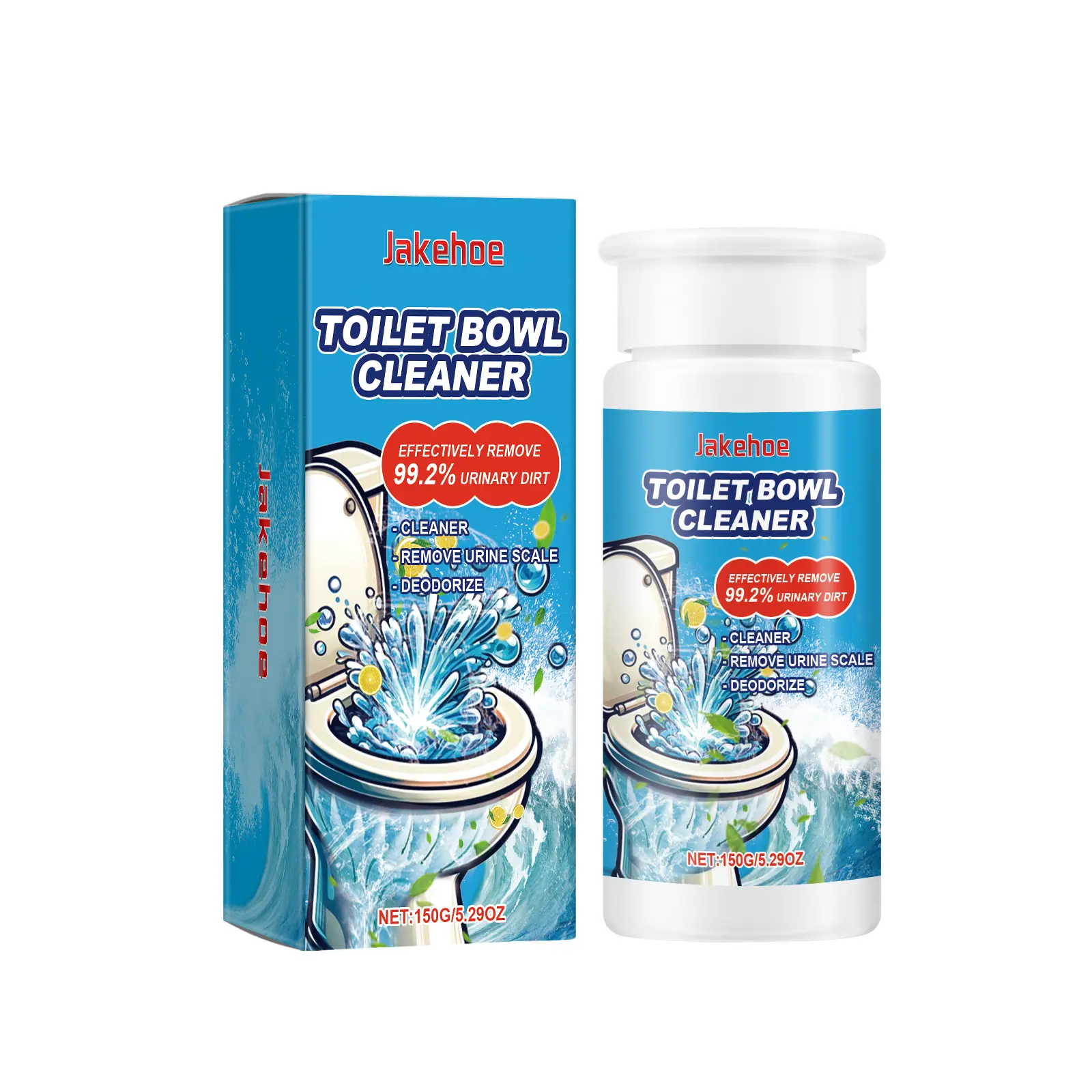 Jakehoe Splash Foam Toilet Cleaner, Toilet Decontamination Decontamination Deodorizing Foam Cleaner