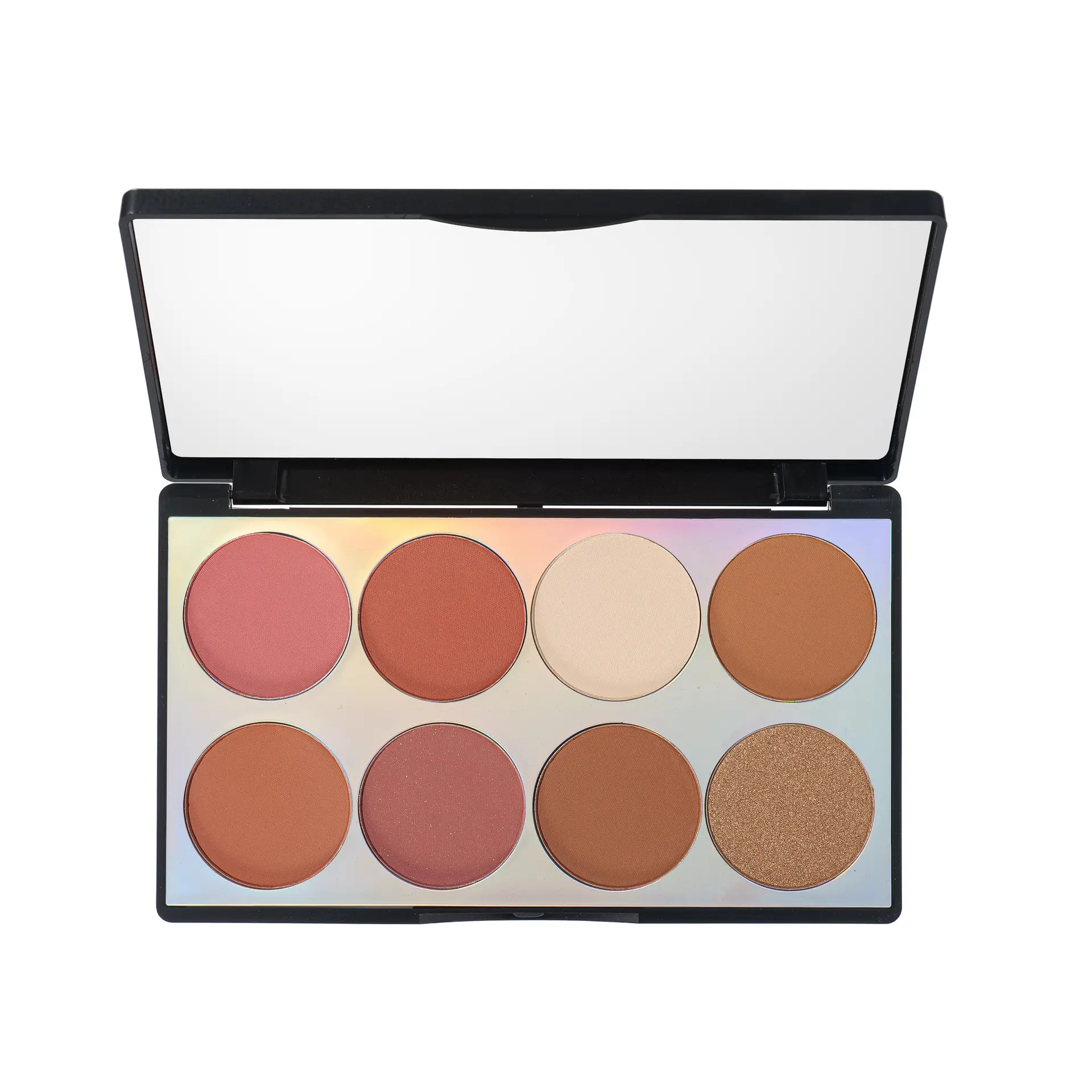 New Matte Blush and Contour Palette for Makeup, Face Highlighter with Fine Shimmer Blush Palette