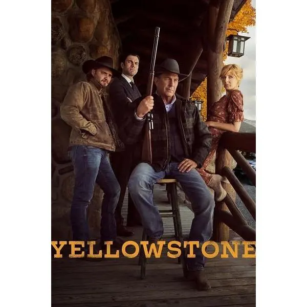 Yellowstone Movie Poster Wall Art Prints - Art Wall Decor, Artwork for Bedroom, Living Room Aesthetic Murals Home Decor Supplies, Frame-Style