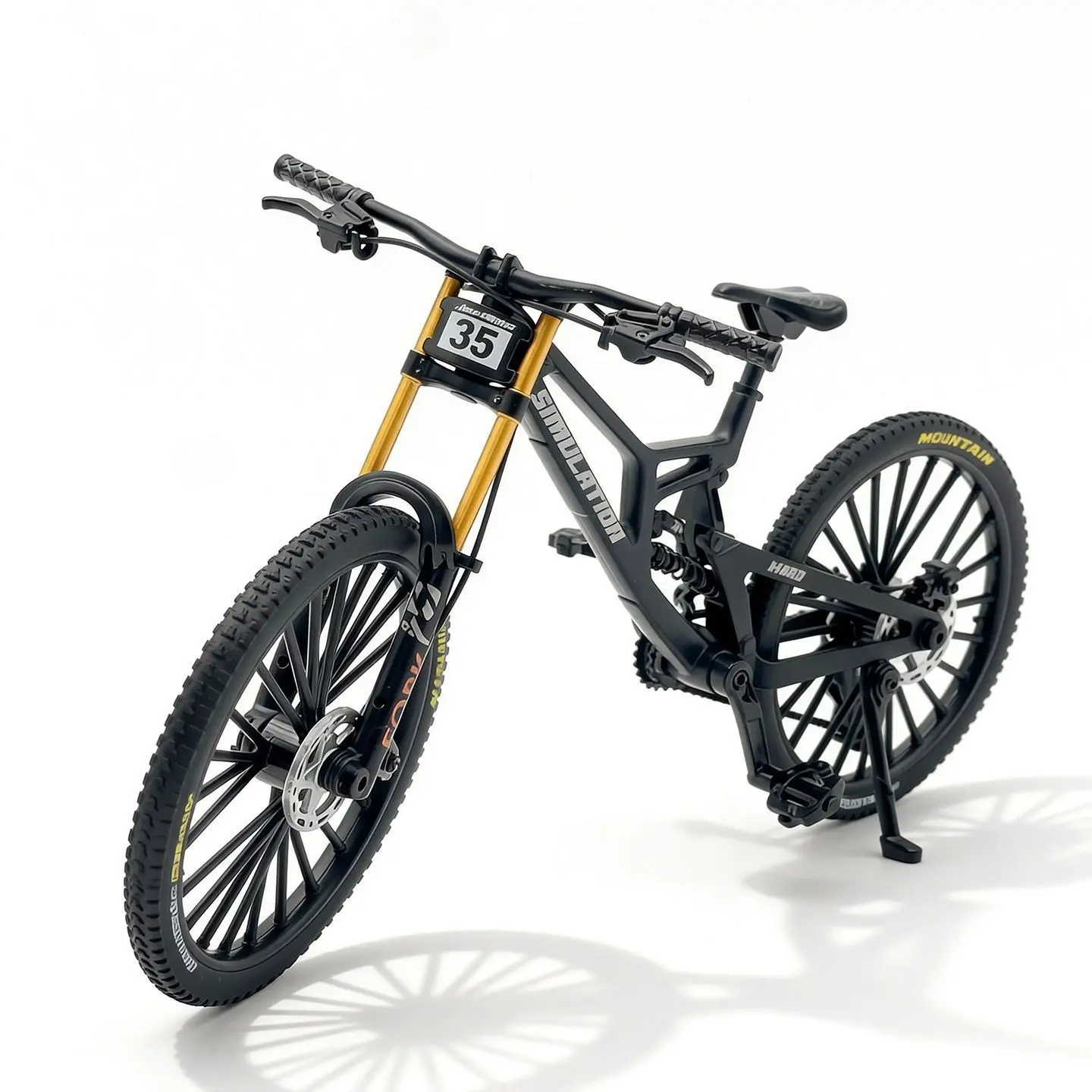 1:10 Scale Die-Cast Alloy Mini Bmx Mountain Bike Finger Model Toy, Desktop Decoration Craft, Collectible Figure Decor, Ideal for Bicycle Enthusiasts, Kids, Boys, Girls, Figurines