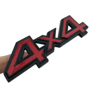 1Piece Metal 3D 4x4 Auto Car Sticker 4 Drive Emblem Badge for JEEP Patriot Wrangler Grand Cherokee Compass for Prado Car Styling