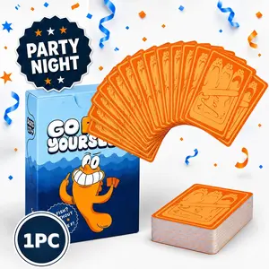 Go F*** Yourself Adult Card Game - Hilarious & Rude Party Game for 3-10 Players, Quick & Easy to Play. Perfect White Elephant Gift, Stocking Stuffer & Holiday Party Fun, Unfiltered Cards
