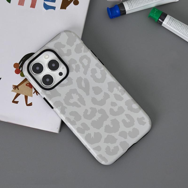 Stylish Leopard Film Case Suitable for IPhone 17 To 11 Models