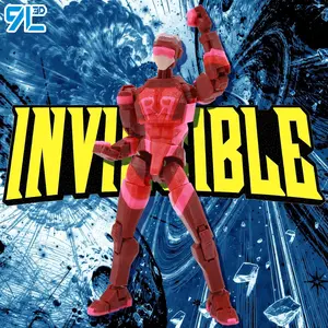 Red Rush Action Figure Toy 9L3D Lucky13 Dummy13 3D Printed Multi-Jointed Collectible Desktop Ornament Adult Hobby Display Mode