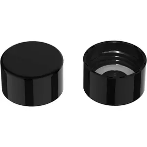 Soda Water Bottle Caps, 2 Packs Soda Carbonating Bottles Caps Compatible with Most Soda Machine Bottle（Black）