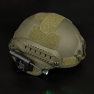 Multi-Color LED Headlamp with Mounts - Green/Red/White/IR for Night Fishing & Camping Green/Red/White/IR Illumination Tool