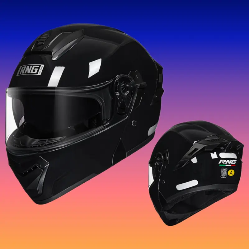 Modular Flip-Up Helmet for Motorcycles and Electric Scooters, Full-Face Protective Helmet for Road Riding Enthusiasts