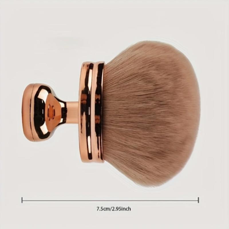 Extra Large Body Makeup Brush, 3-Inch Wide Head, Quick Full-Body Application, Soft Synthetic Fiber, Multitasker Brush, Perfect for Foundation, Loose Powder, Contouring, Bronzer Brush, Contoured Foundation Brush