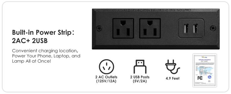 6 Drawer Dresser for Bedroom with LED Lights and Charging Station, Modern Wood Dressers with Extra Side Bag, Double Wide Drawer Cabinet TV Stand for up to 60" TV for Living Room (Black)