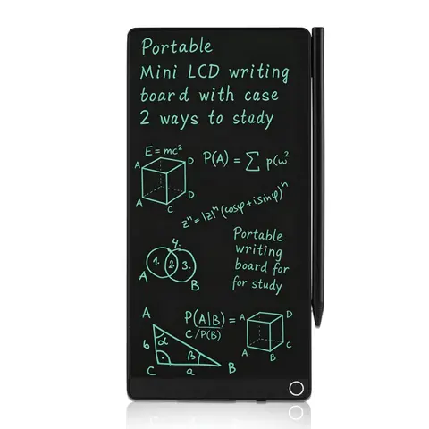 6.5-Inch Full Screen LCD Writing Tablet, Portable Reusable Mini Digital Notebook, Lightweight Pocket Design Electronic Notepad, Ideal for Drawing, Art, Office, Learning and Meetings