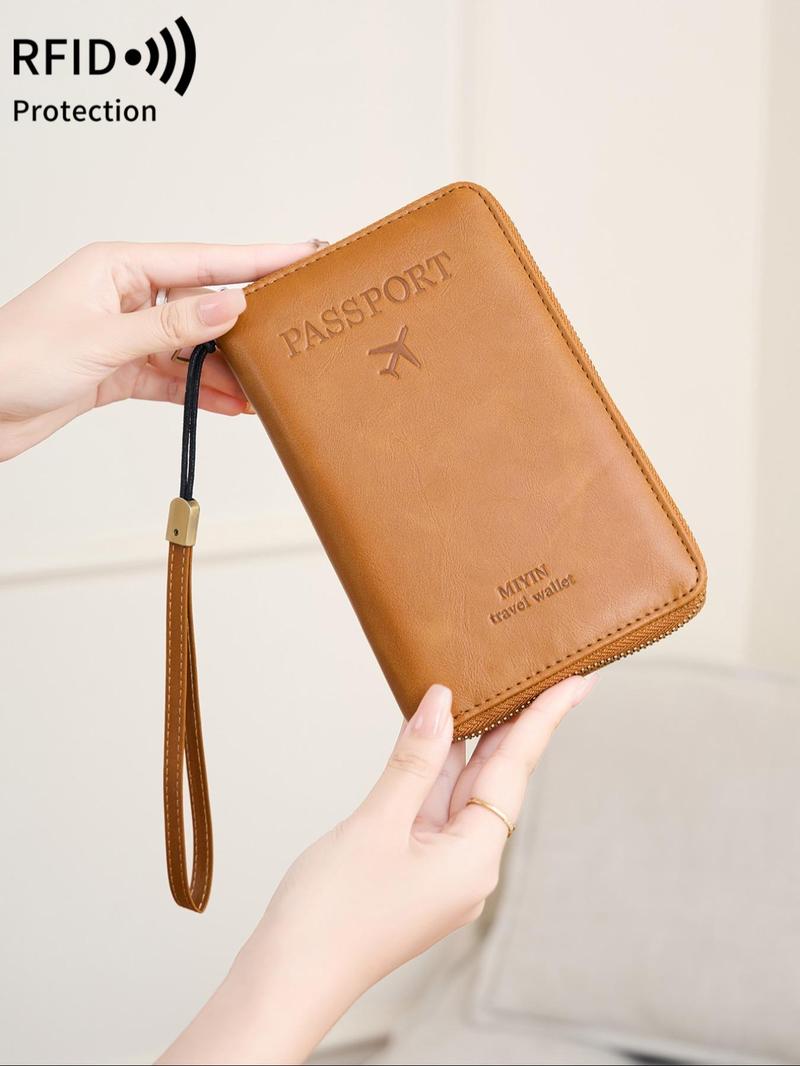 Passport Holder Covers Case, Travel Document Holder RFID Blocking Travel Wallet Passport Holder, Cute Passport Book for Women Men