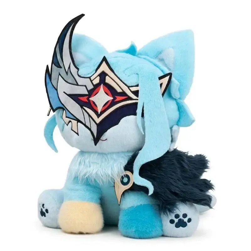 Anime Genshin Impact Dottore Cat Plush Doll Cute Zandik The Doctor Cat Plush Toys Kawaii Home Ornament Christmas Birthday Gift