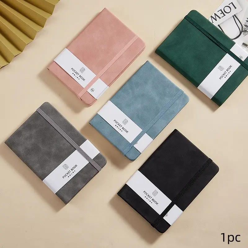 Hardcover Durable Notebook 200 Pages, 84gsm, Ink-Resistant, A7 Size 11.2x8cm, Ideal for Notes and Diaries, Perfect for Writing and Journaling