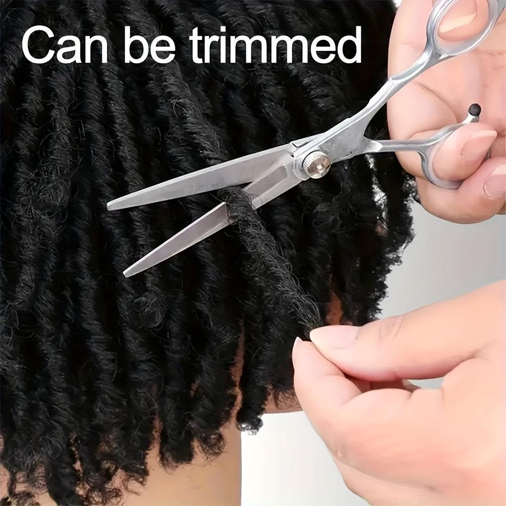 Men’s 6-Inch Afro Curly Dreadlock Wig with Headband | High-Heat Resistant Synthetic Faux Locs, Full Density Rose Net Cap, Easy Everyday Style