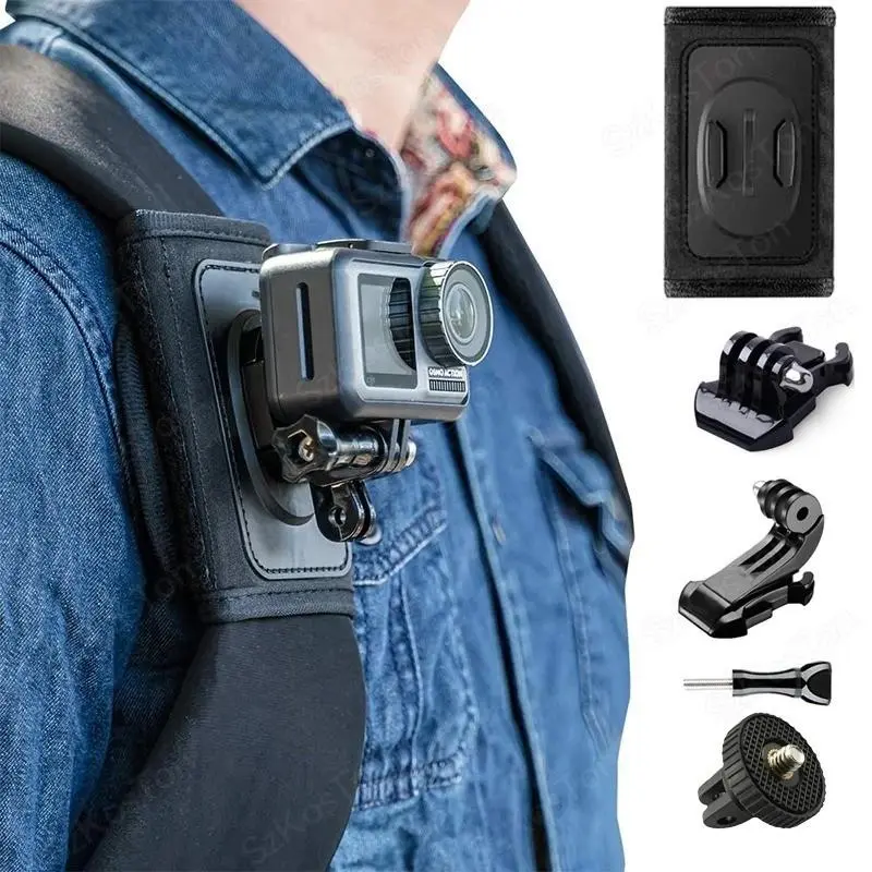 GoPro Mount - Backpack Strap Holder for DJI Action 6 5 Pro - Accessory