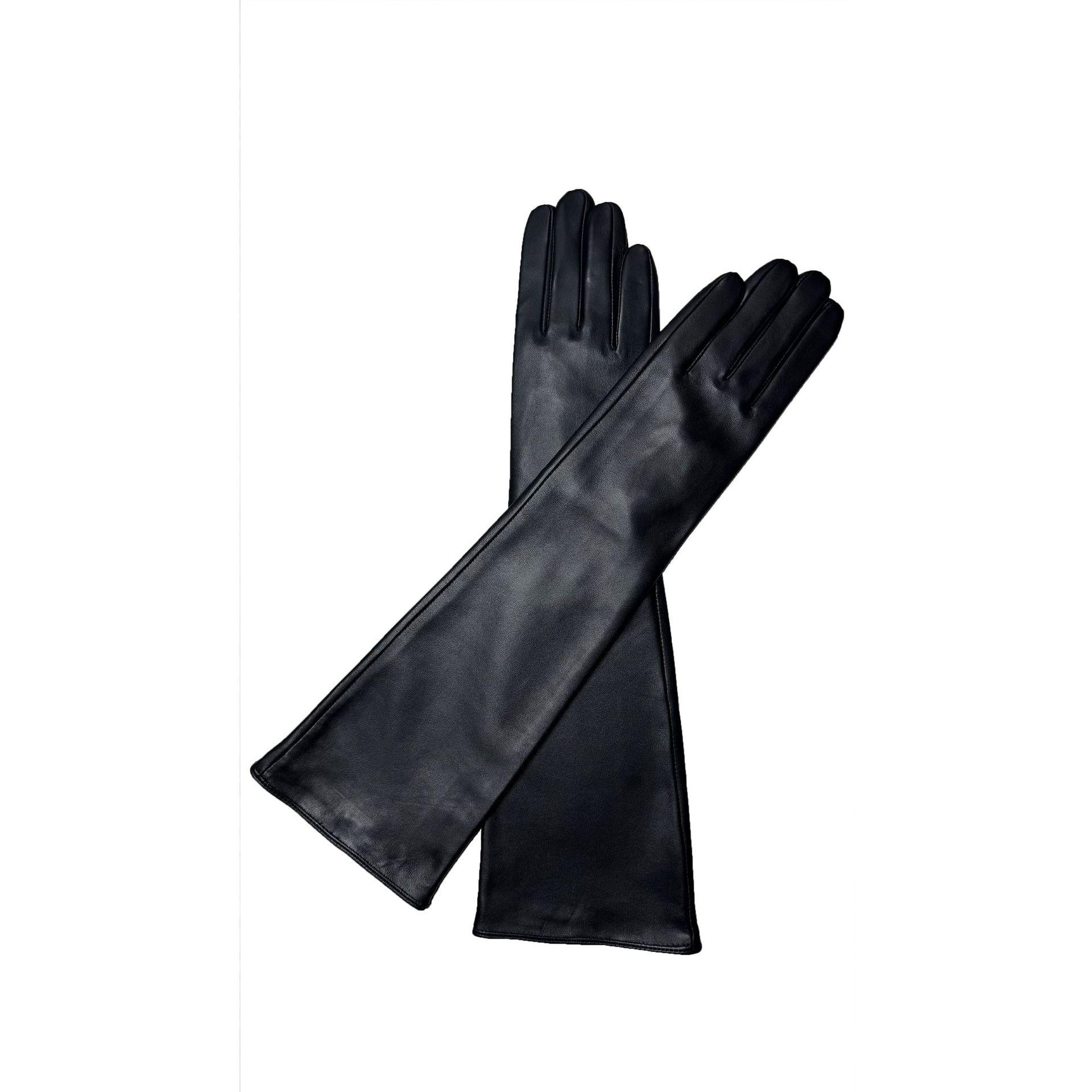 Haining Cross-border Europe, America and Russia Ladies 45cm Extended Sheepskin Leather Thin Warm Winter Long