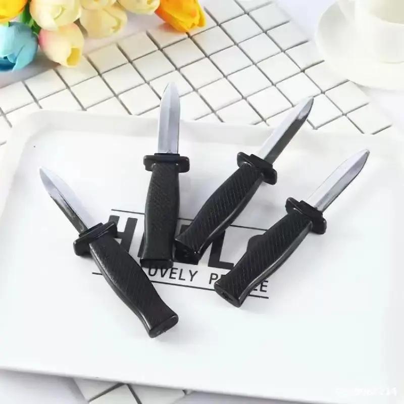 Magic Stretchable Plastic Dagger Props, Durable Safe No Sharp Blade for Pranks and Party Games, Fun and Unique Novelty Items, Wands