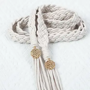 Simple Rustic Ivory White Handfasting Cord Wedding Lasso for Traditional Catholic Wedding Ceremony