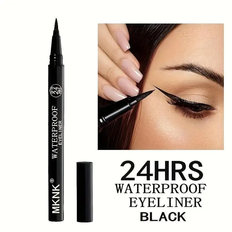3pcs/Set Waterproof and Smudge-proof, Soft Touch, Matte Quick-drying,Black Gel Eyeliner, Perfect for Daily Eye Makeup, Must-have Eyeliner for Travel, Valentine's Day, Mother's Day Gift