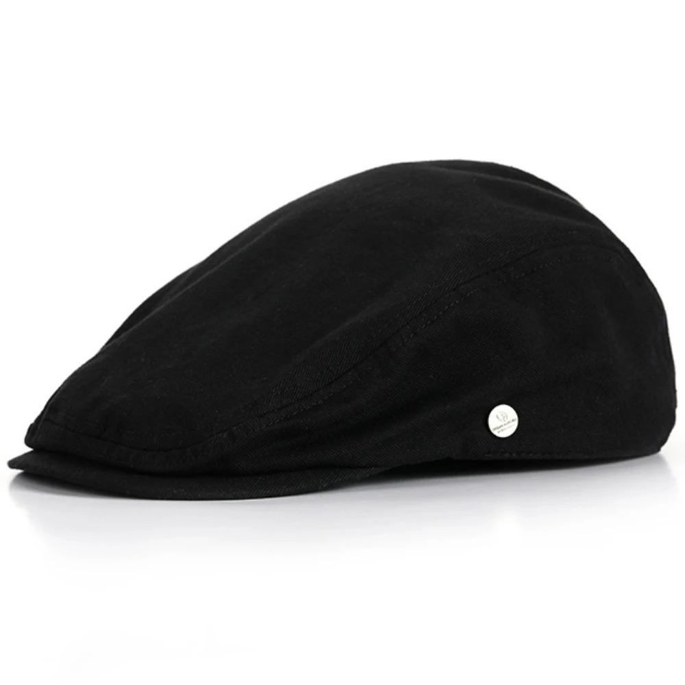 HT4156 Beret New Spring Summer Cap Hats for Men Women Adjustable   Flat Beret Cap Male Female Artist Painter Beret Hat