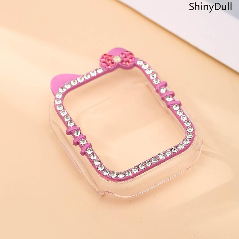 Cartoon Rhinestone Apple Watch Case – Protective Cover with Sparkly Design, Fits 38–49mm, Compatible with Series 1–11, SE, Ultra / Ultra 2, Cute Jewelry Stylh Series 11/10/9/8/7/6/5/4/3/2/1/se and sizes., Compatible with 40mm/41mm/42mm/44mm/45mm/46mm/49mm