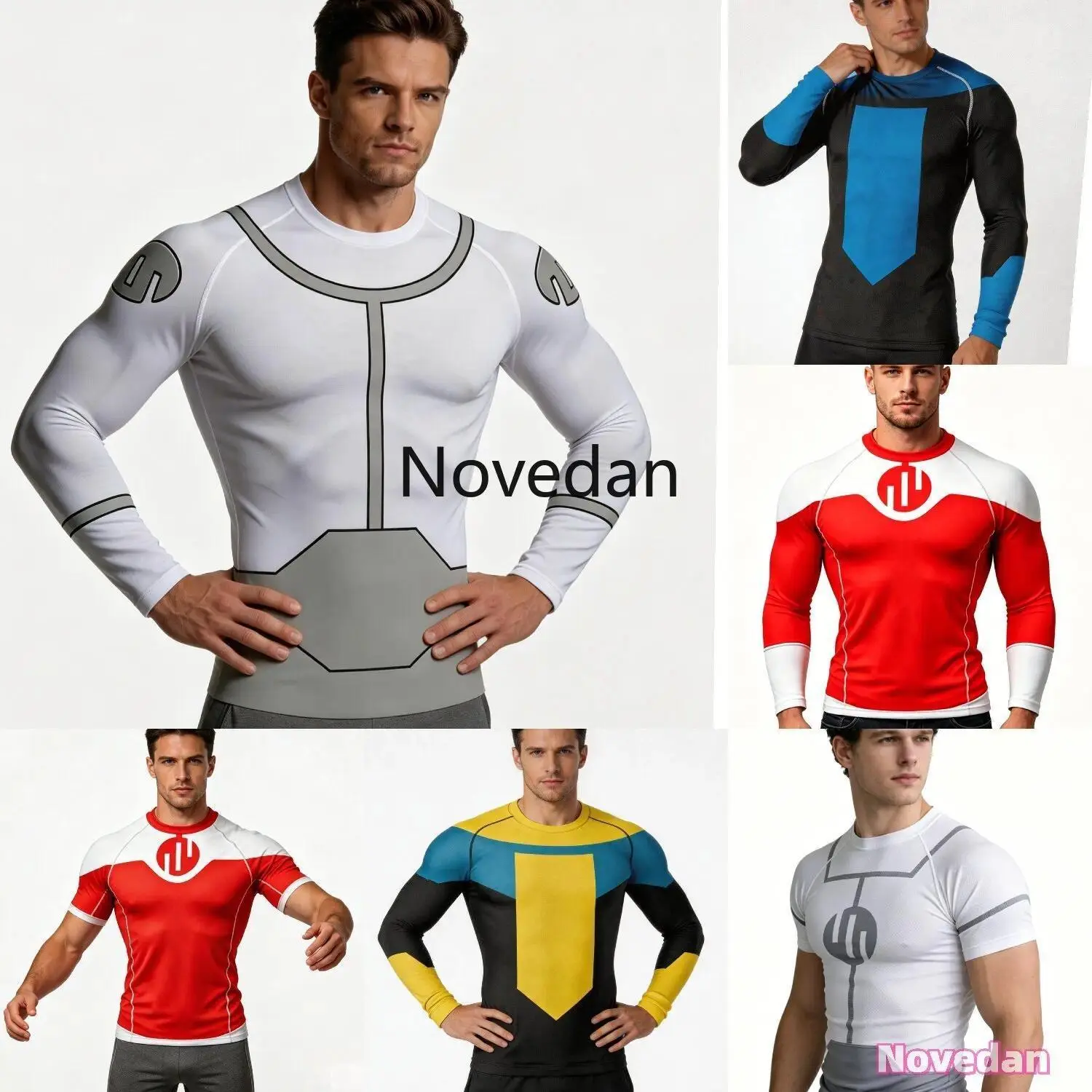 Invincible Cosplay Rash Guard Diving T Shirt BJJ RashGuard Long Short Sleeve MMA Clothing Men Women Viltrumite Gym Shirt Costume