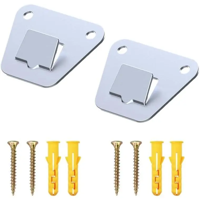 2 Pack Wall Fan Mounting Brackets -  Fit Thick Steel Wall Mount Fan Brackets Holders with Fastening Screws(2 Pack)
