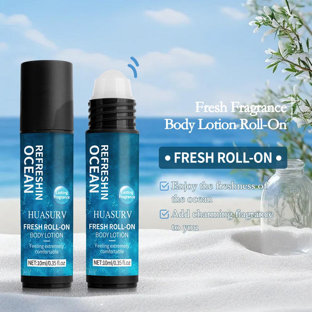 Men's Anti-Perspiration Roll-On Deodorant, Long-Lasting Fragrance, Sweat & Odor Protection, 10ML, Daily Use, Fresh Scent