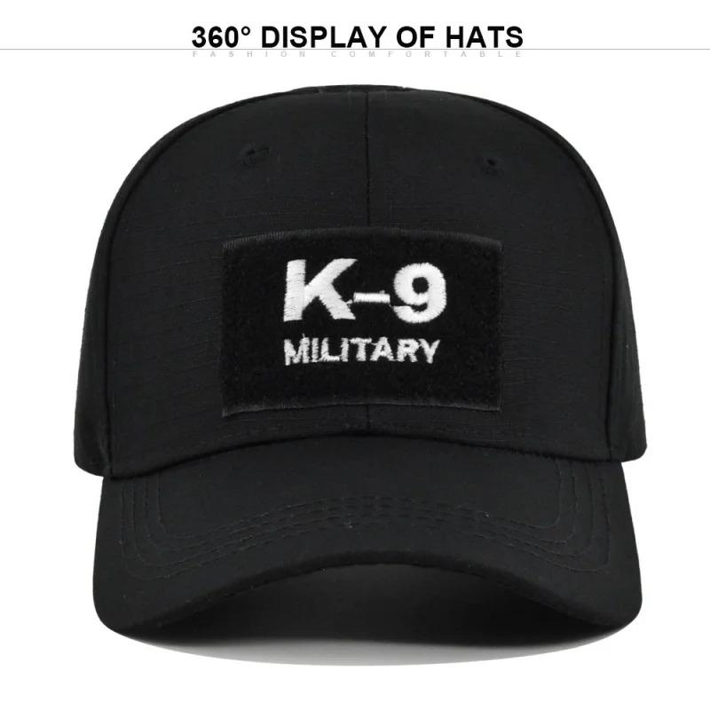 Spring Summer Letter Embroidery K-9 Police Canine Special K9 Service Dog CP ACU Operator Cap Tactical Baseball Cap Men Hats