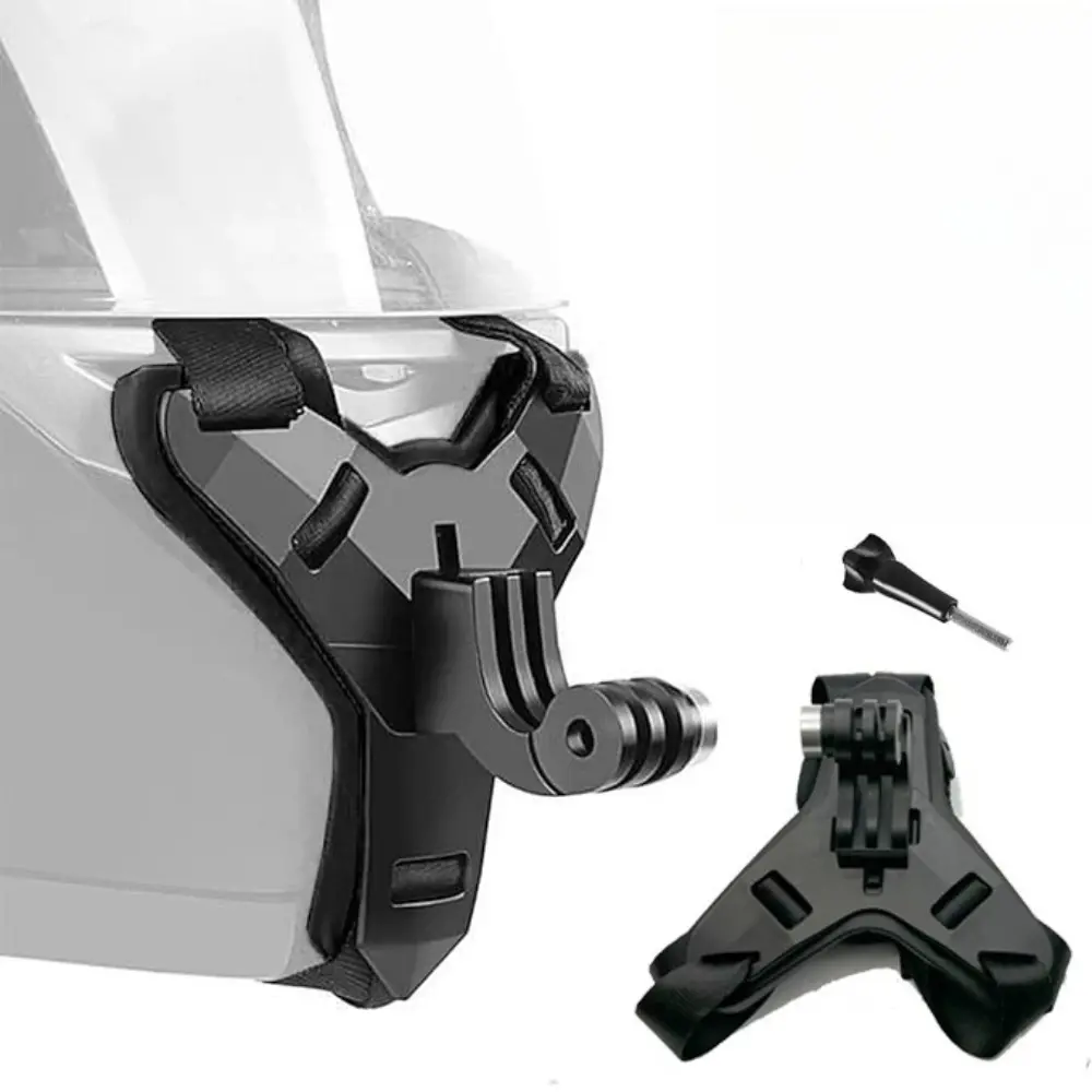 Motorcycle Helmet Chin Mount, Action Camera Holder for GoPro DJI Osmo Insta360, Dirt Bike Motorbike Riding Accessories