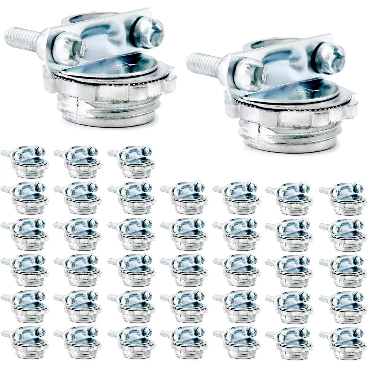 Steel Woodworking & Repair Clamps, 40-Piece Holding Tools for DIY Projects, 40 Pieces