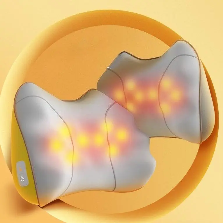 Lightweight Hand-Simulation Massage Pillow - Neck, Head, Waist, Back Relief Massager for Fitness Ab Training, Fatigue Relief (Single Unit)